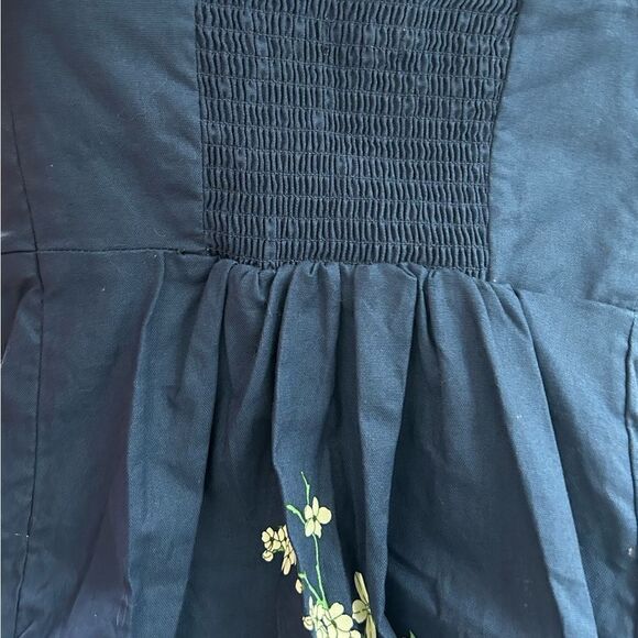 NEW Old Navy Blue Floral A Line Strapless Mini Dress size 4 - Picture 10 of 10